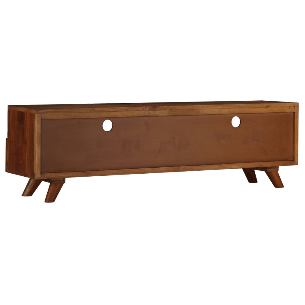 tv-skab 140x30x40 cm massivt genbrugstræ