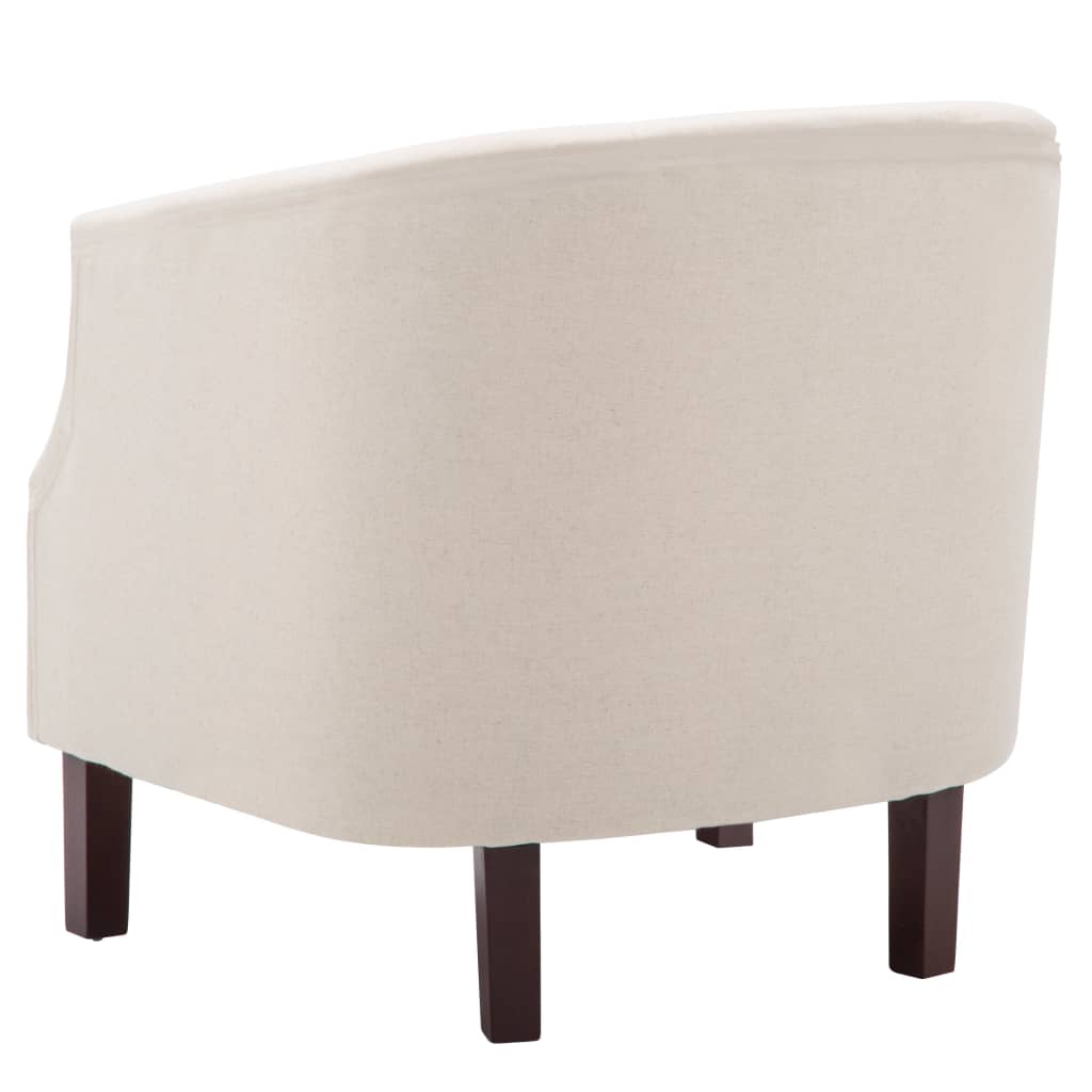 lænestol stof beige