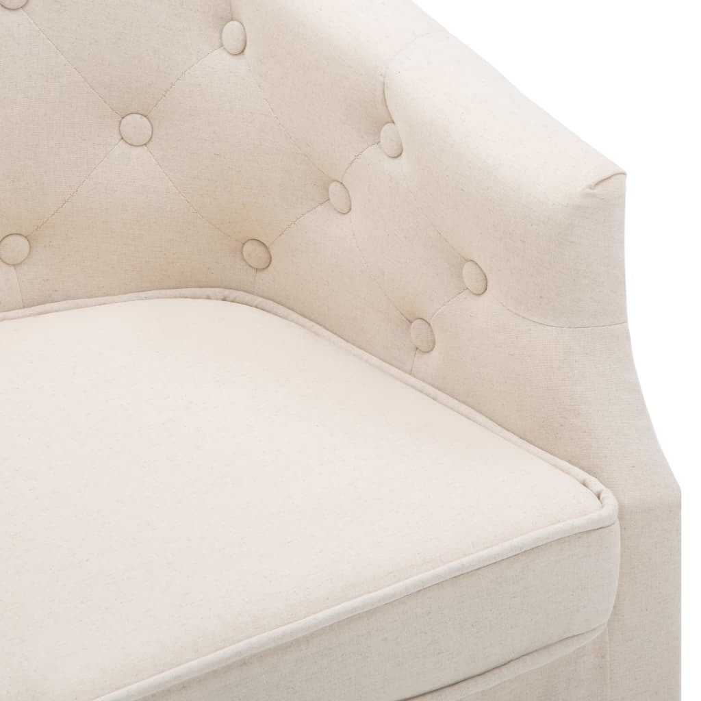 lænestol stof beige