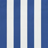 bistromarkise 400 x 120 cm blå og hvid