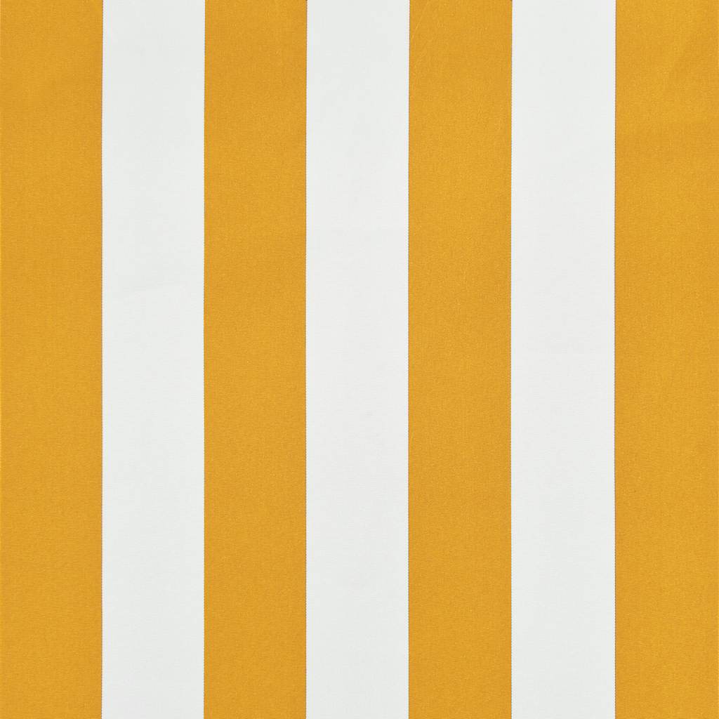 foldemarkise 200x150 cm gul og hvid