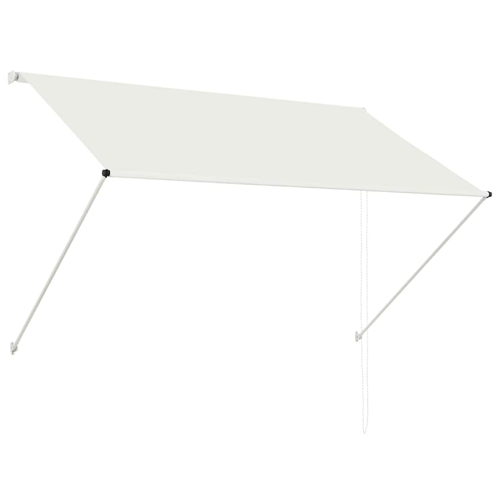 foldemarkise 200 x 150 cm cremefarvet