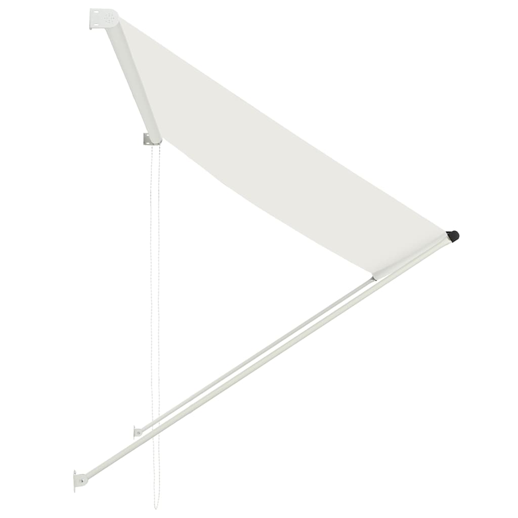 foldemarkise 200 x 150 cm cremefarvet