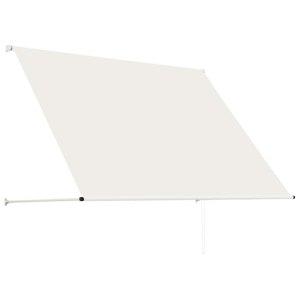 foldemarkise 200 x 150 cm cremefarvet