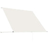 foldemarkise 200 x 150 cm cremefarvet