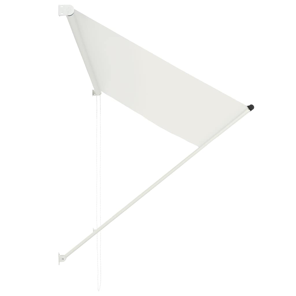 foldemarkise 250x150 cm cremefarvet