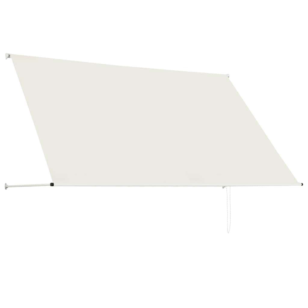 foldemarkise 250x150 cm cremefarvet