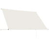 foldemarkise 250x150 cm cremefarvet