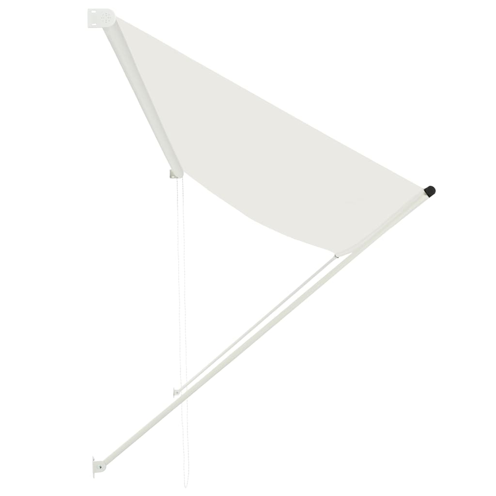 foldemarkise 350x150 cm cremefarvet