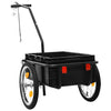 cykeltrailer/trækvogn 155x60x83 cm stål blå