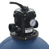 sandfilter til pool multiventil med 6 indstillinger 560 mm blå