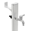 vandsøjle til haven aluminium 95 cm
