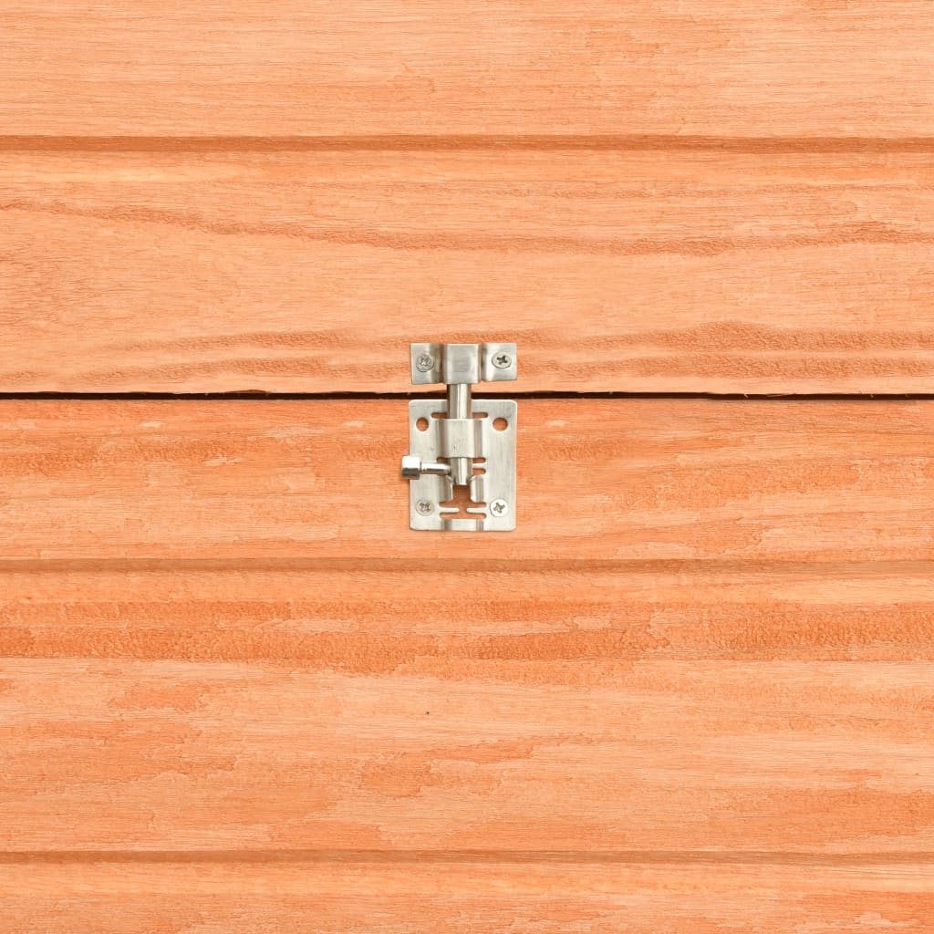 kaninbur 152x128x108 cm massivt fyrre- og grantræ