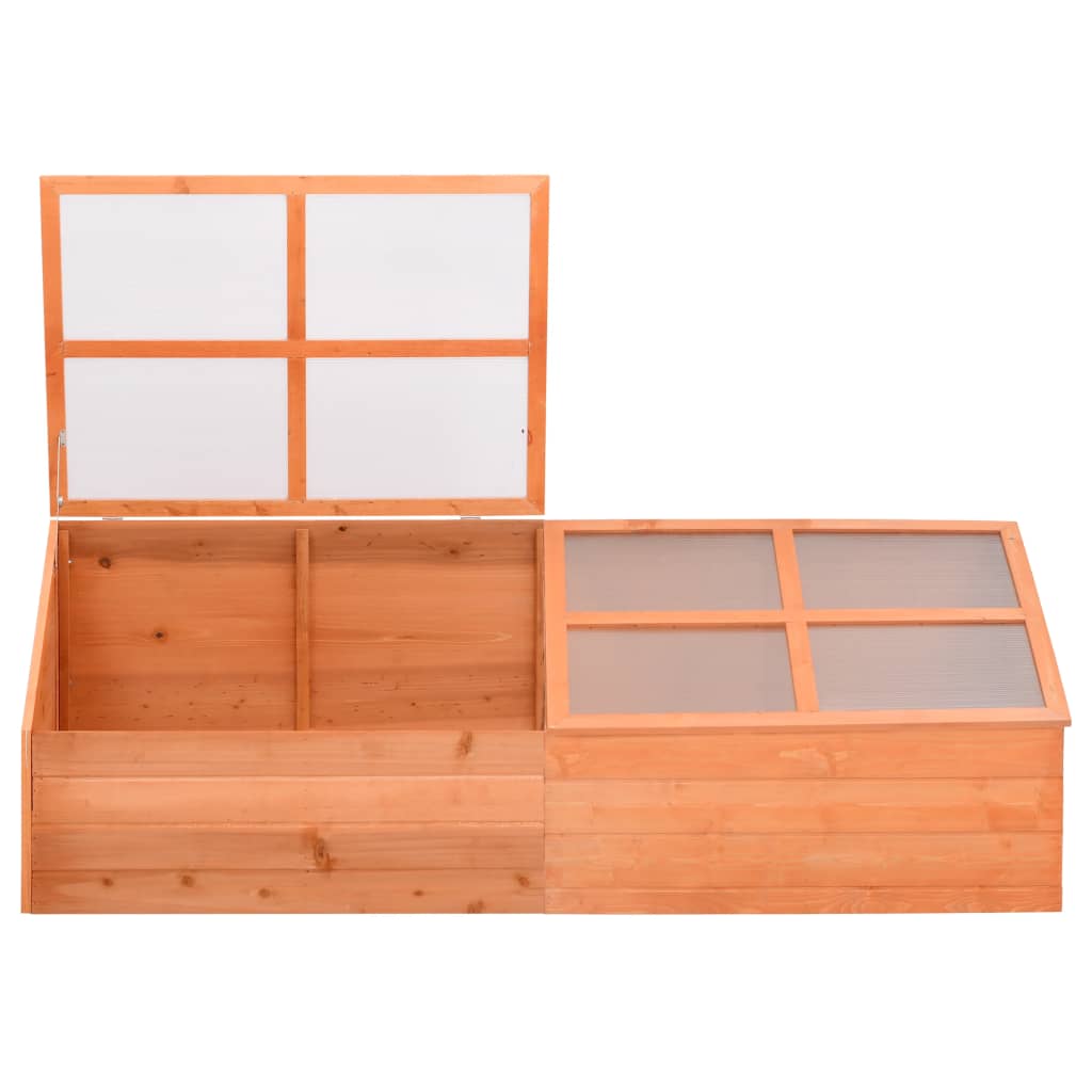 minidrivhus 180x57x62 cm træ