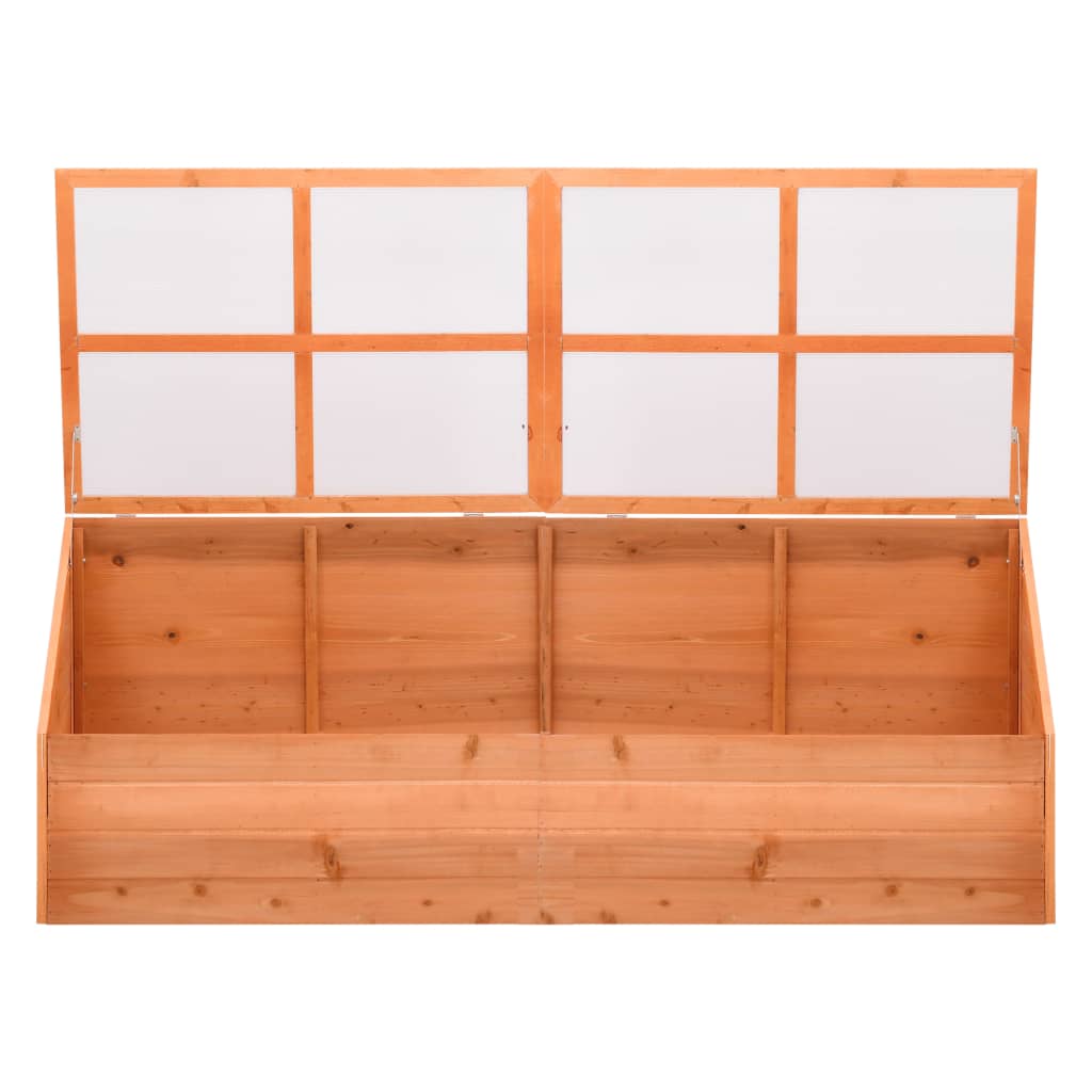 minidrivhus 180x57x62 cm træ