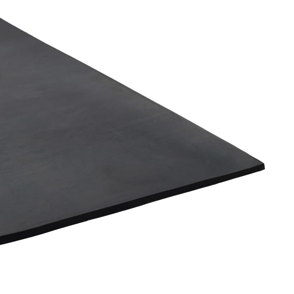 skridsikker gulvmåtte 1,2x2 m 3 mm gummi glat