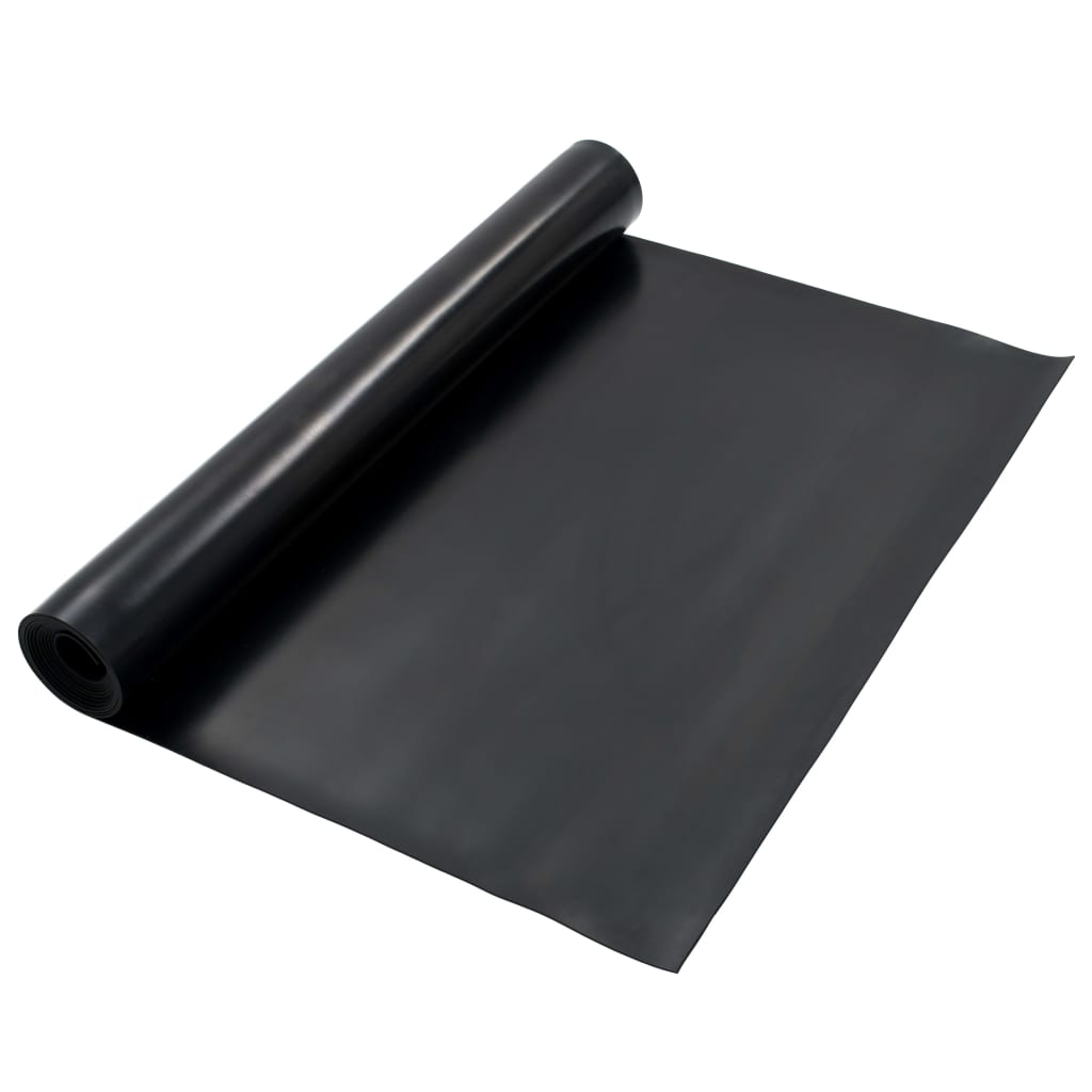 skridsikker gulvmåtte 1,2x5 m 3 mm gummi glat