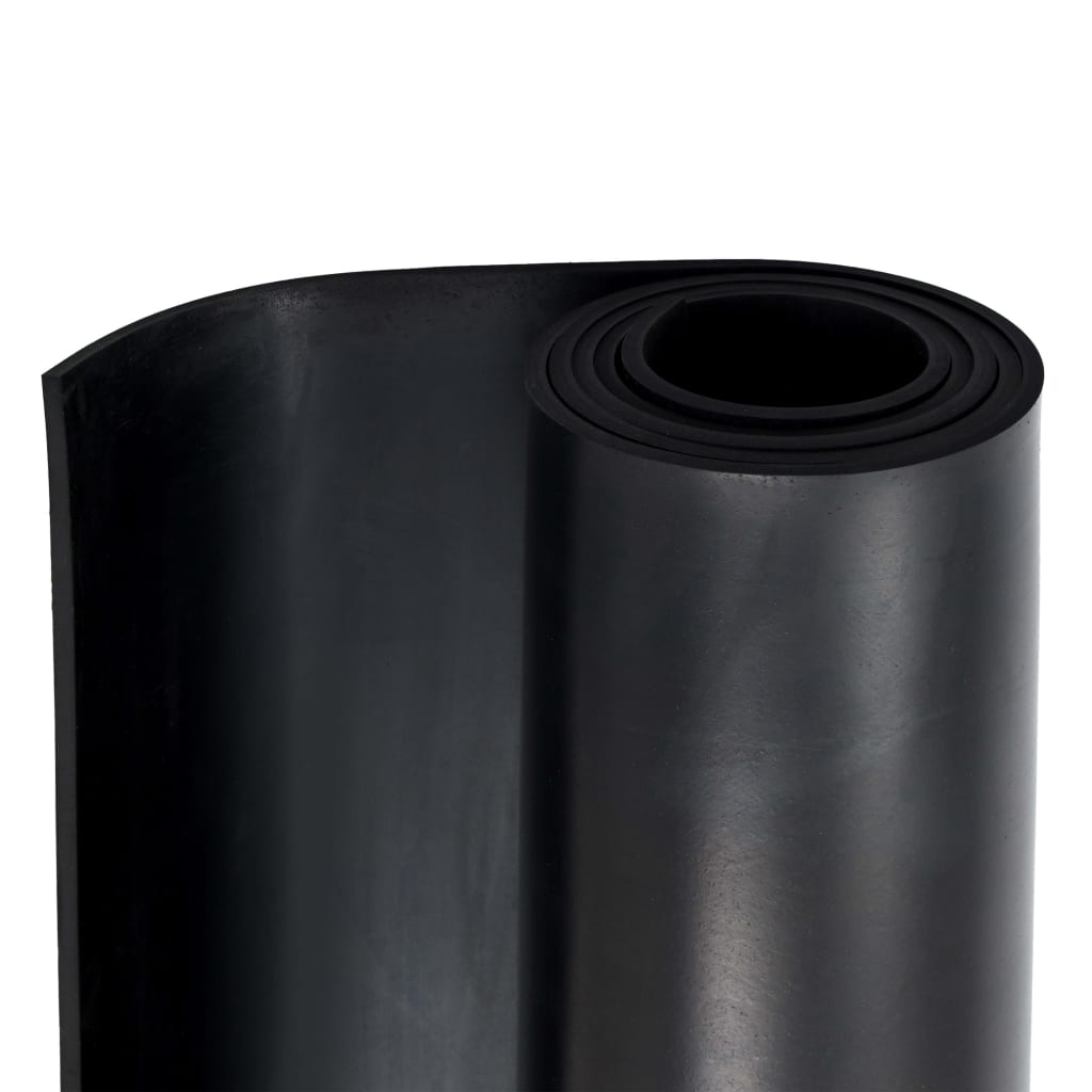 skridsikker gulvmåtte 1,2x2 m 6 mm gummi glat