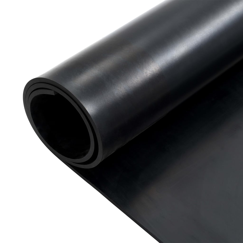 skridsikker gulvmåtte 1,2x2 m 8 mm gummi glat