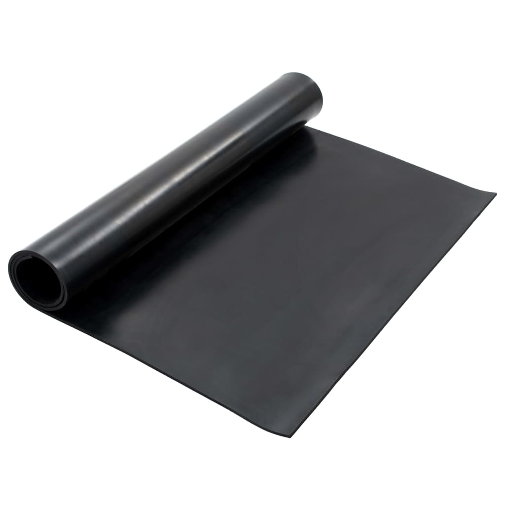 skridsikker gulvmåtte 1,2x2 m 8 mm gummi glat