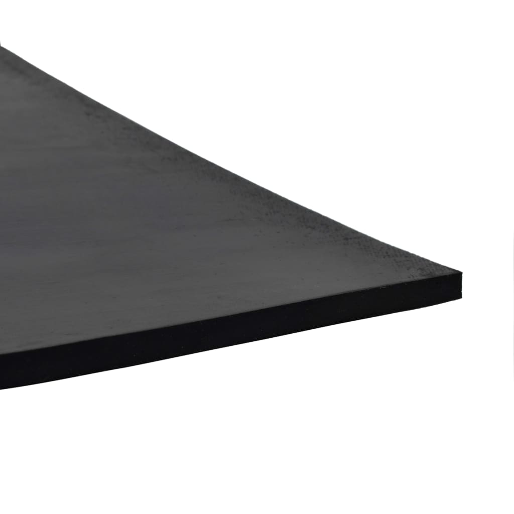 skridsikker gulvmåtte 1,2x2 m 8 mm gummi glat