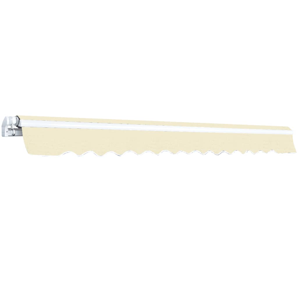 foldemarkise manuel betjening 400 cm cremefarvet