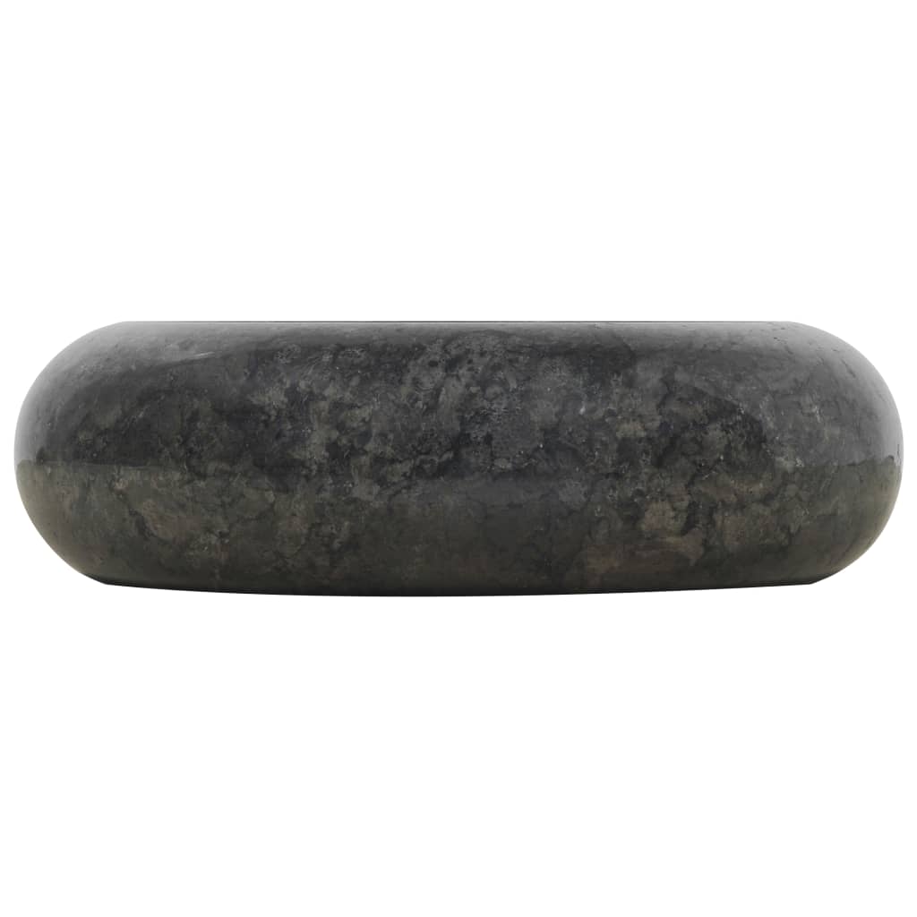 håndvask 40x12 cm marmor sort