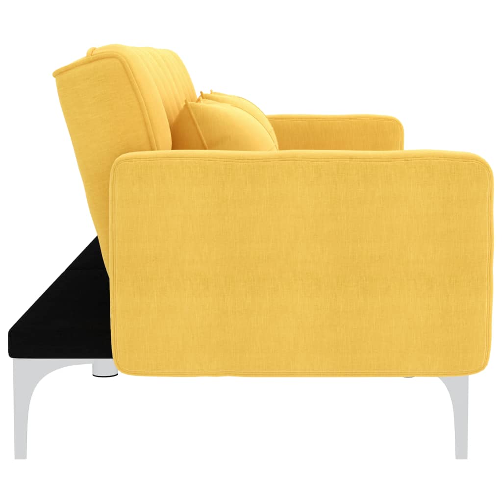 sovesofa stof gul