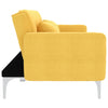 sovesofa stof gul
