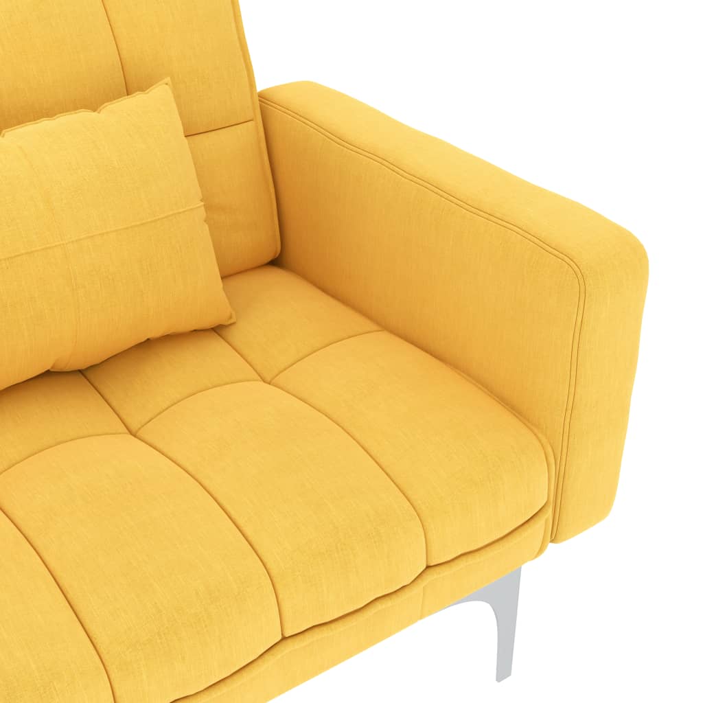 sovesofa stof gul