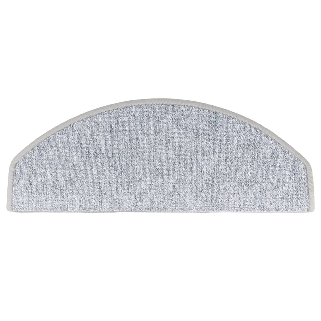 15 stk. trappemåtter 65 x 24 x 4 cm lysegrå