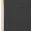 3-panels rumdeler 120 x 170 x 4 cm stof grå
