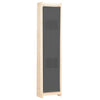 6-panelers rumdeler 240 x 170 x 4 cm stof grå