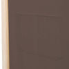 3-panels rumdeler 120 x 170 x 4 cm stof brun