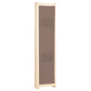 5-panels rumdeler 200 x 170 x 4 cm stof brun