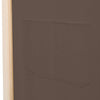 5-panels rumdeler 200 x 170 x 4 cm stof brun