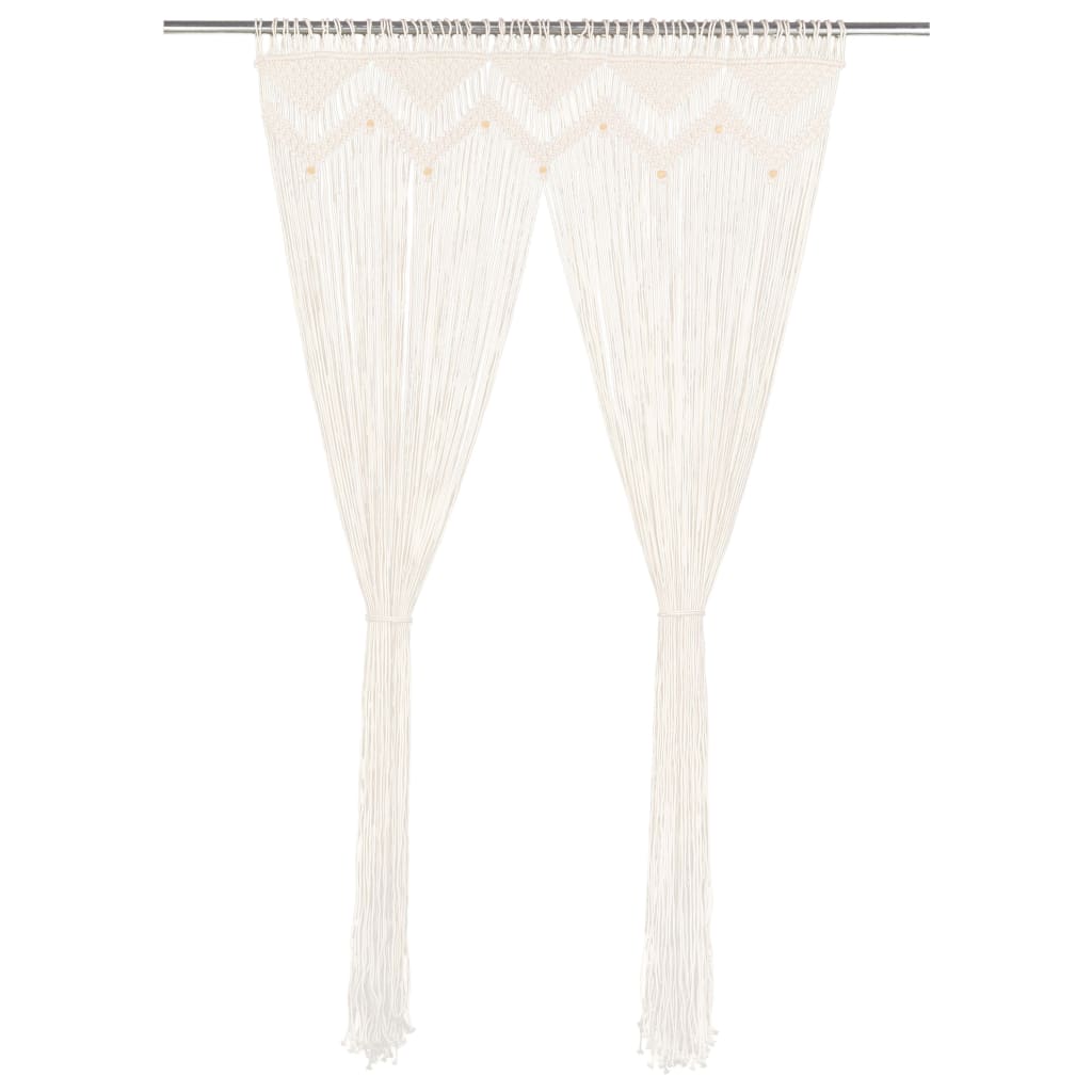 macramégardin 140x240 cm bomuld