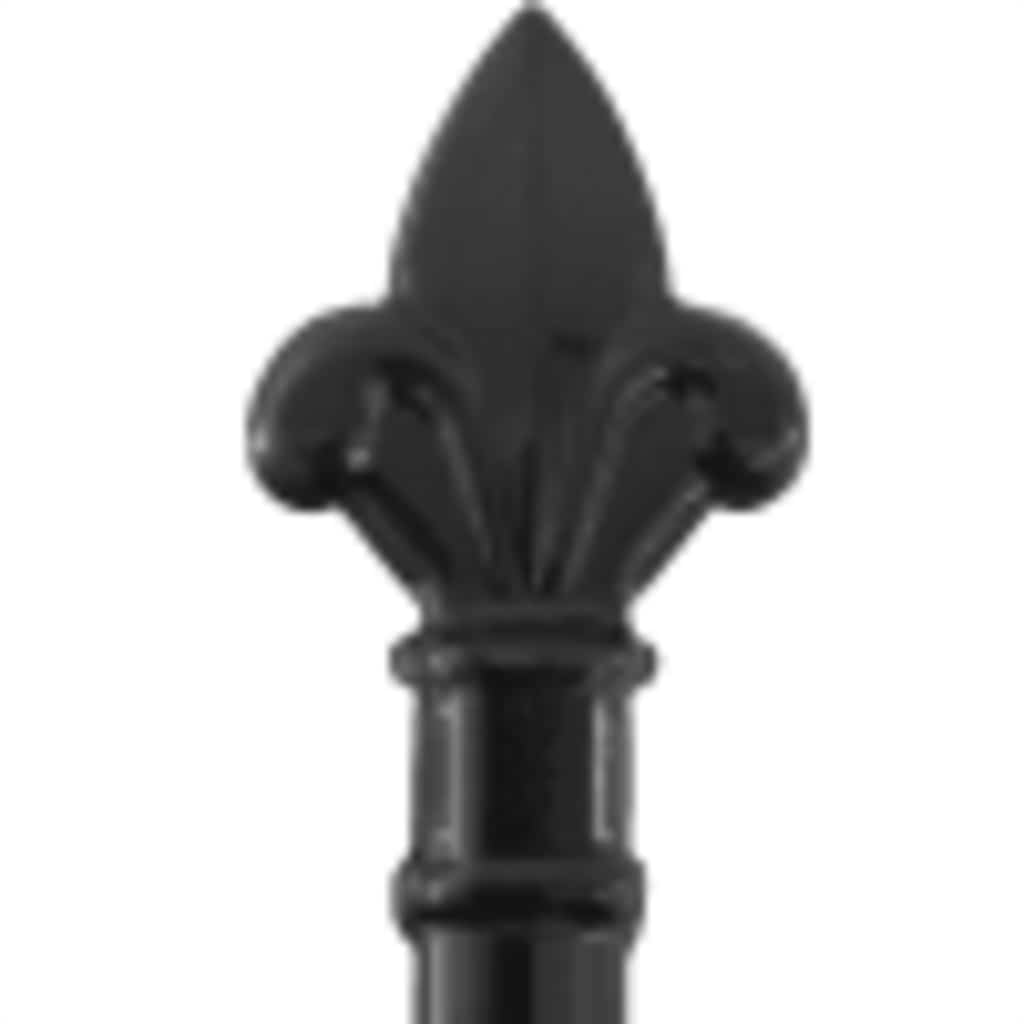 dobbelt hegnslåge med spydtop 400 x 150 cm