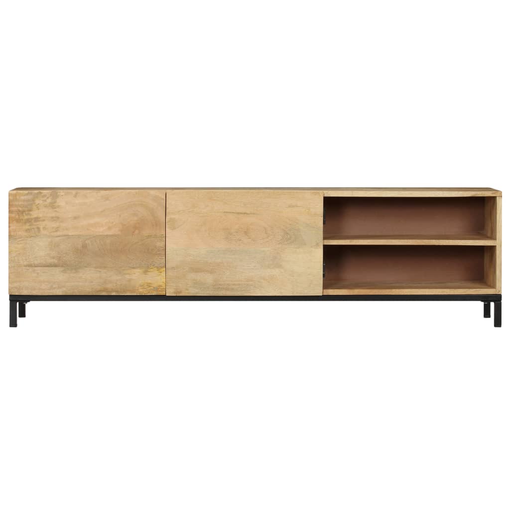 tv-skab massivt mangotræ 145 x 30 x 41 cm