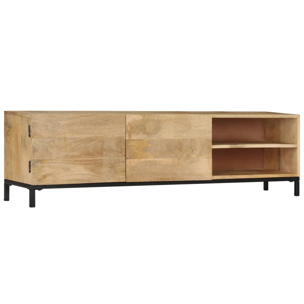 tv-skab massivt mangotræ 145 x 30 x 41 cm