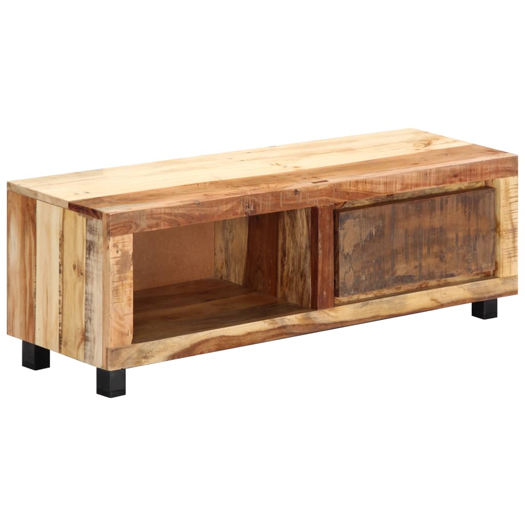tv-skab 100x30x33 cm massivt genbrugstræ