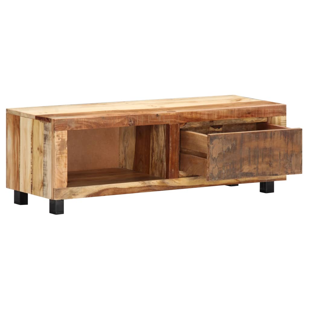 tv-skab 100x30x33 cm massivt genbrugstræ