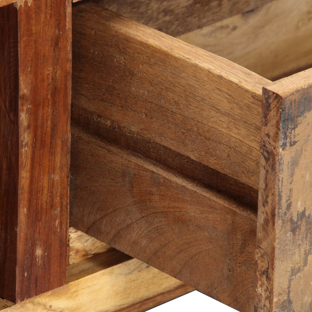 tv-skab 100x30x33 cm massivt genbrugstræ