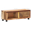 tv-skab 100x30x33 cm massivt genbrugstræ