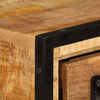 tv-skab med skuffer massivt mangotræ 120 x 30 x 40 cm