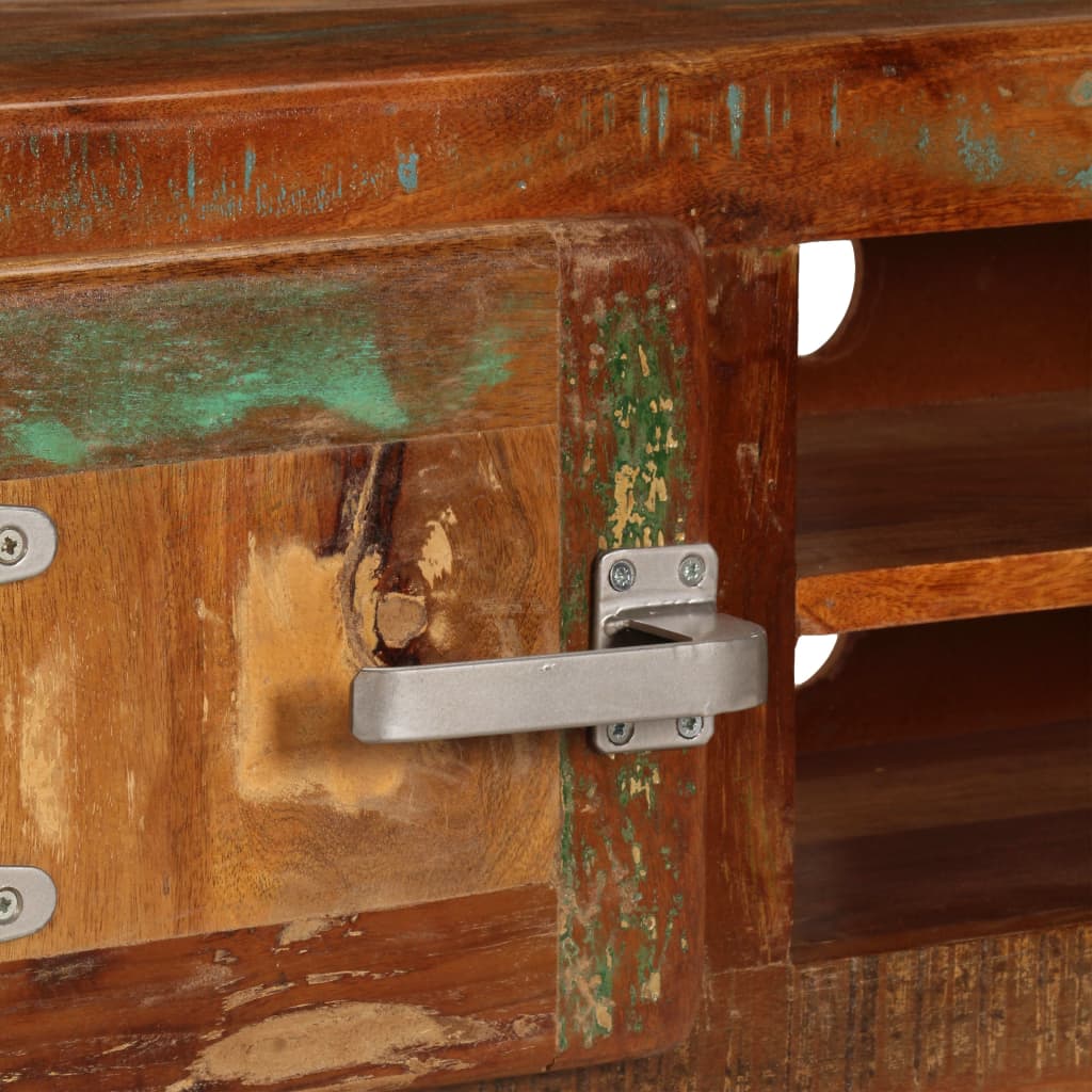 tv-skab 120x30x36 cm massivt genbrugstræ