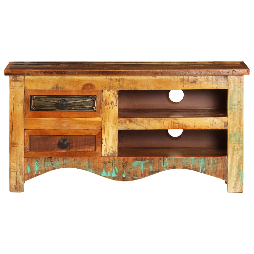 tv-skab 80x30x40 cm massivt genbrugstræ