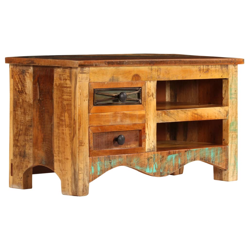 tv-skab 80x30x40 cm massivt genbrugstræ