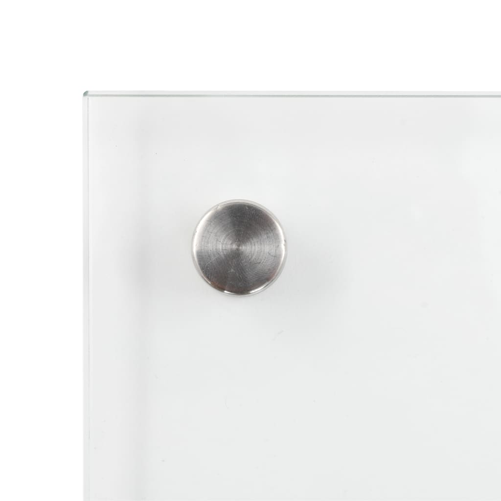 stænkplade 80x40 cm hærdet glas gennemsigtig