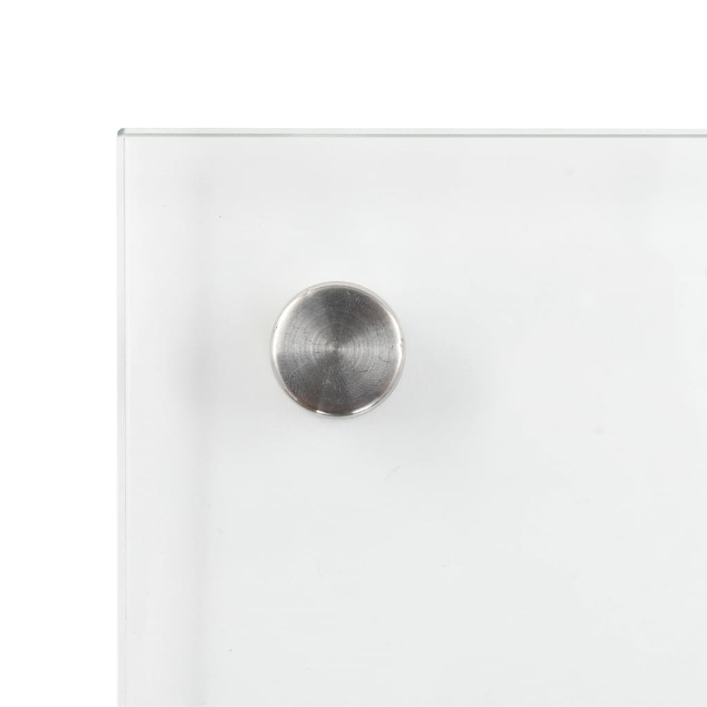 stænkplade 90x40 cm hærdet glas gennemsigtig